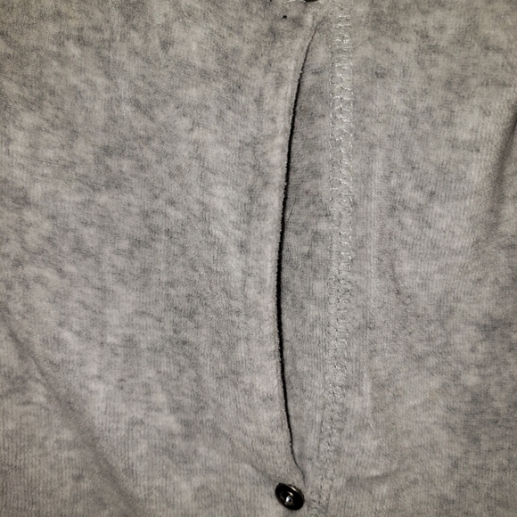 EUC Unbranded Velour Crystal Floral Jacket - Picture 5 of 8